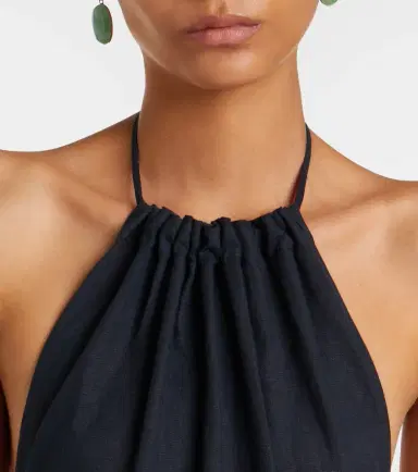 Nili Lotan Lelia halterneck linen maxi dress | Thumbnail 2 Nili Lotan Lelia halterneck linen maxi dress | Thumbnail 2