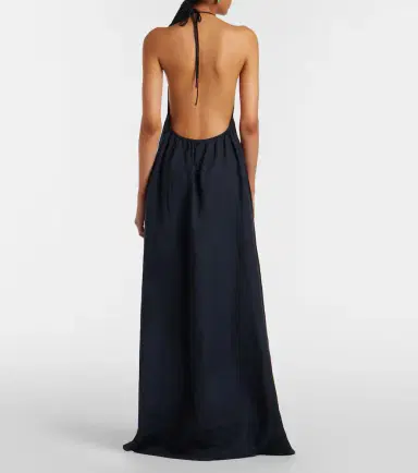 Nili Lotan Lelia halterneck linen maxi dress | Thumbnail 5 Nili Lotan Lelia halterneck linen maxi dress | Thumbnail 5