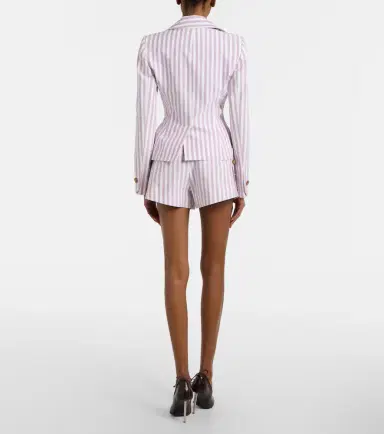 Vivienne Westwood Elle pinstripe cotton shorts | Thumbnail 4 Vivienne Westwood Elle pinstripe cotton shorts | Thumbnail 4
