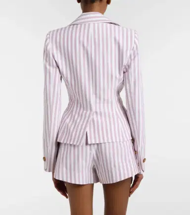 Vivienne Westwood Drunken Tailored striped cotton jacket | Thumbnail 2 Vivienne Westwood Drunken Tailored striped cotton jacket | Thumbnail 2