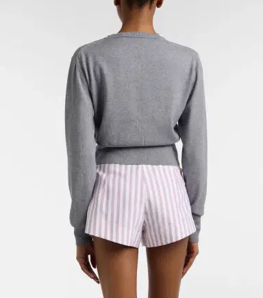Vivienne Westwood Bea cropped cotton and cashmere cardigan | Thumbnail 3 Vivienne Westwood Bea cropped cotton and cashmere cardigan | Thumbnail 3