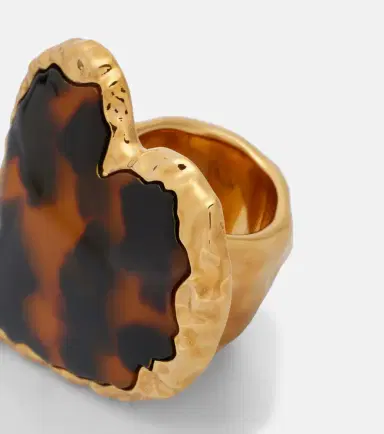 Oscar de la Renta Heart embellished ring | Thumbnail 3 Oscar de la Renta Heart embellished ring | Thumbnail 3