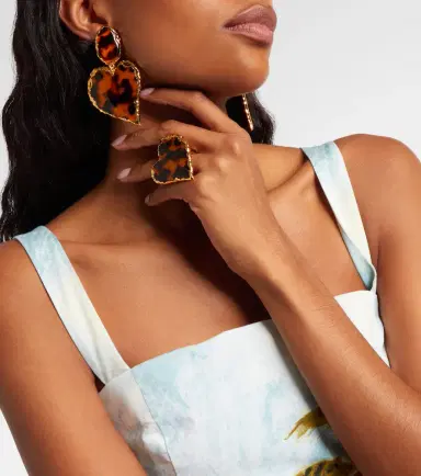 Oscar de la Renta Heart embellished ring | Thumbnail 5 Oscar de la Renta Heart embellished ring | Thumbnail 5