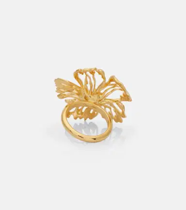Oscar de la Renta Hibiscus Flower ring | Thumbnail 2 Oscar de la Renta Hibiscus Flower ring | Thumbnail 2