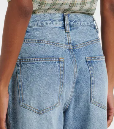 Frame Crochet Bow cropped wide-leg jeans | Thumbnail 3 Frame Crochet Bow cropped wide-leg jeans | Thumbnail 3