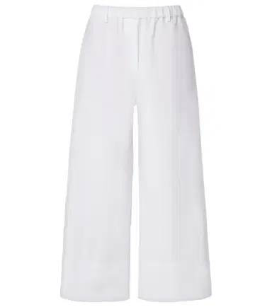 Brunello Cucinelli Linen and cotton wide-leg pants | Thumbnail 1 Brunello Cucinelli Linen and cotton wide-leg pants | Thumbnail 1