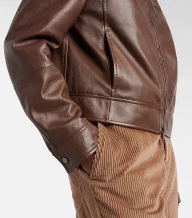 Brunello Cucinelli Leather jacket | Thumbnail 4 Brunello Cucinelli Leather jacket | Thumbnail 4