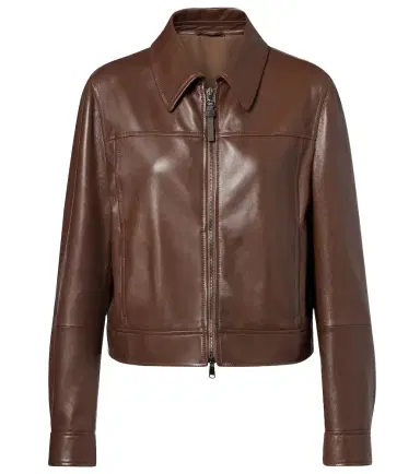 Brunello Cucinelli Leather jacket | Thumbnail 1 Brunello Cucinelli Leather jacket | Thumbnail 1