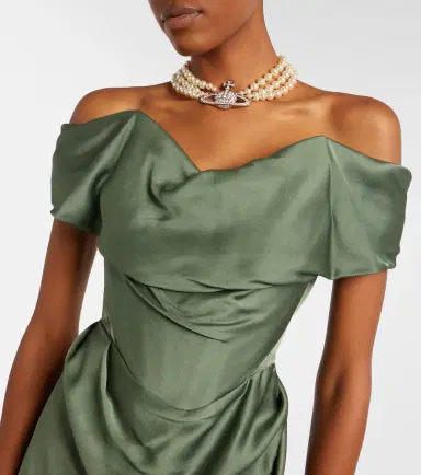 Vivienne Westwood Nova Cocotte draped satin bustier gown | Thumbnail 4 Vivienne Westwood Nova Cocotte draped satin bustier gown | Thumbnail 4