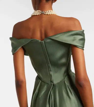 Vivienne Westwood Nova Cocotte draped satin bustier gown | Thumbnail 5 Vivienne Westwood Nova Cocotte draped satin bustier gown | Thumbnail 5