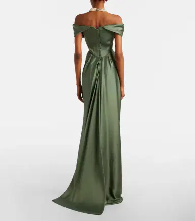 Vivienne Westwood Nova Cocotte draped satin bustier gown | Thumbnail 6 Vivienne Westwood Nova Cocotte draped satin bustier gown | Thumbnail 6