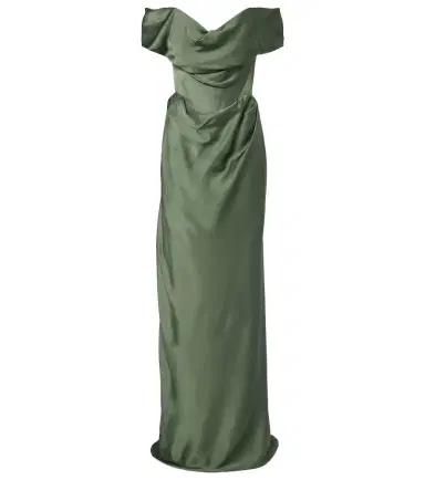 Vivienne Westwood Nova Cocotte draped satin bustier gown | Thumbnail 1 Vivienne Westwood Nova Cocotte draped satin bustier gown | Thumbnail 1
