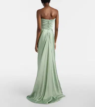 Vivienne Westwood Nova Vixen scarf-detail satin gown | Thumbnail 3 Vivienne Westwood Nova Vixen scarf-detail satin gown | Thumbnail 3