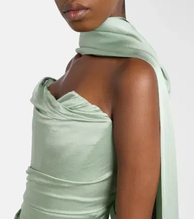 Vivienne Westwood Nova Vixen scarf-detail satin gown | Thumbnail 5 Vivienne Westwood Nova Vixen scarf-detail satin gown | Thumbnail 5