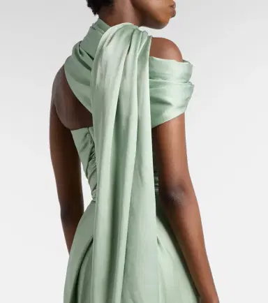 Vivienne Westwood Nova Vixen scarf-detail satin gown | Thumbnail 6 Vivienne Westwood Nova Vixen scarf-detail satin gown | Thumbnail 6