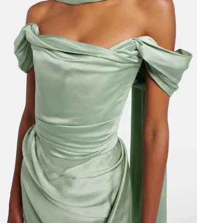 Vivienne Westwood Nova Vixen scarf-detail satin gown | Thumbnail 7 Vivienne Westwood Nova Vixen scarf-detail satin gown | Thumbnail 7