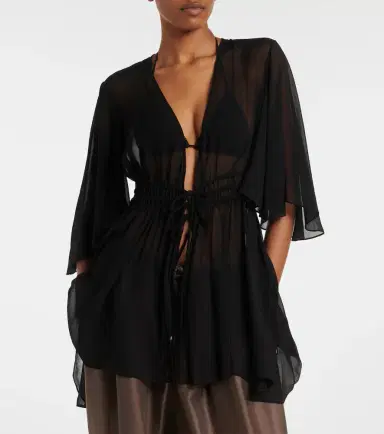 Eres Operette silk muslin top | Thumbnail 2 Eres Operette silk muslin top | Thumbnail 2