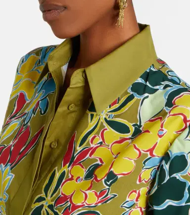 ALÉMAIS Alémais Solstice floral cotton-blend shirt | Thumbnail 3 ALÉMAIS Alémais Solstice floral cotton-blend shirt | Thumbnail 3