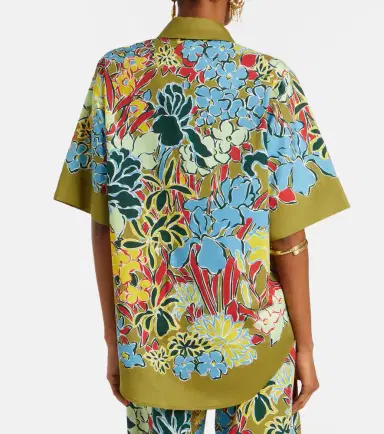 ALÉMAIS Alémais Solstice floral cotton-blend shirt | Thumbnail 4 ALÉMAIS Alémais Solstice floral cotton-blend shirt | Thumbnail 4