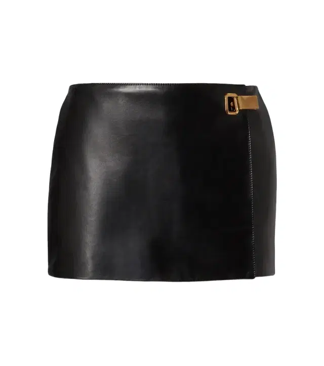 Leather skort Leather skort