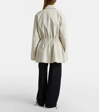 TOTEME Cotton poplin wide-leg pants | Thumbnail 3 TOTEME Cotton poplin wide-leg pants | Thumbnail 3
