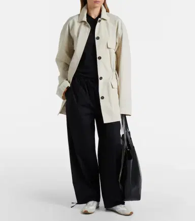 TOTEME Cotton poplin wide-leg pants | Thumbnail 5 TOTEME Cotton poplin wide-leg pants | Thumbnail 5