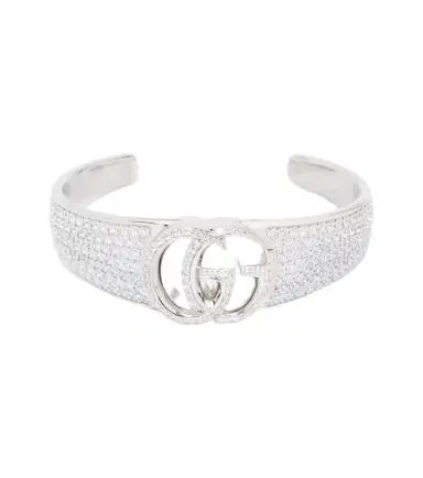 Gucci GG Marmont embellished cuff bracelet | Thumbnail 1 Gucci GG Marmont embellished cuff bracelet | Thumbnail 1