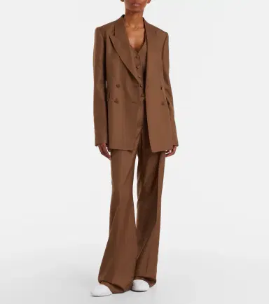 Gabriela Hearst Angela wool and silk blazer | Thumbnail 4 Gabriela Hearst Angela wool and silk blazer | Thumbnail 4
