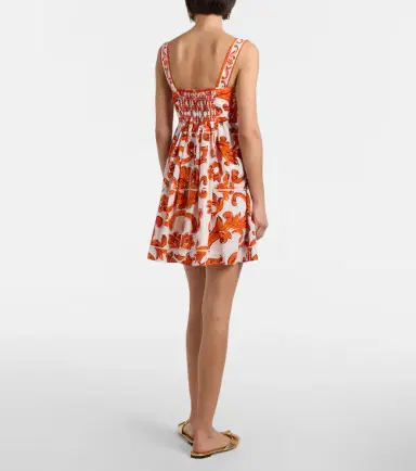 Dolce & Gabbana Majolica cotton poplin minidress | Thumbnail 6 Dolce & Gabbana Majolica cotton poplin minidress | Thumbnail 6