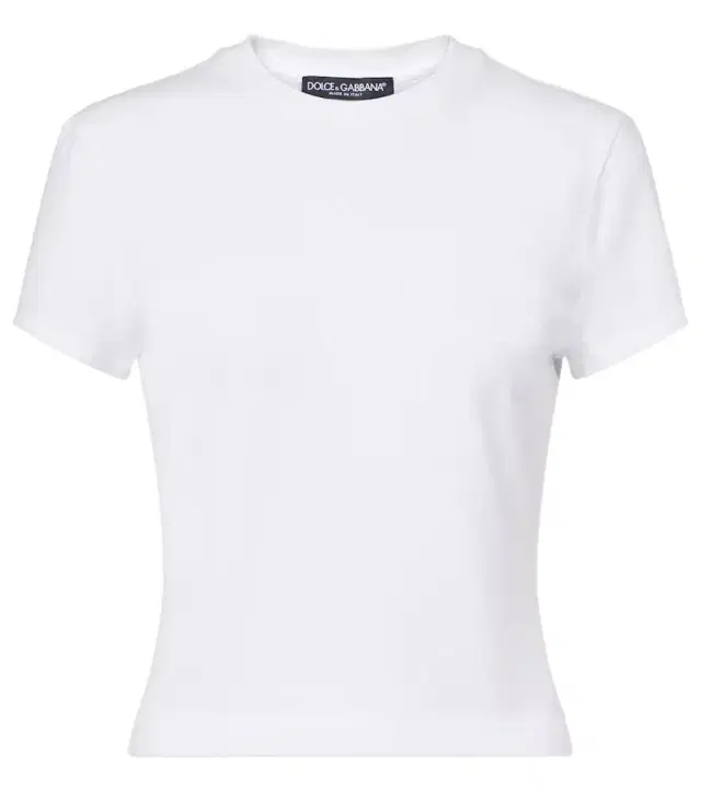 Dolce & Gabbana Embroidered cotton-blend jersey T-shirt
