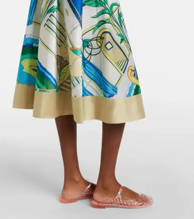 Tory Burch Printed midi skirt | Thumbnail 5 Tory Burch Printed midi skirt | Thumbnail 5