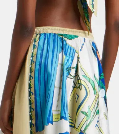 Tory Burch Printed midi skirt | Thumbnail 6 Tory Burch Printed midi skirt | Thumbnail 6