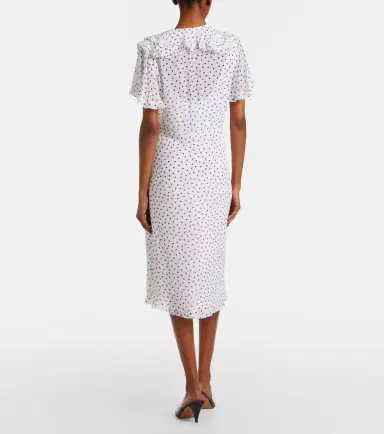 Dorothee Schumacher Dancing Dots polka-dot georgette midi dress | Thumbnail 5 Dorothee Schumacher Dancing Dots polka-dot georgette midi dress | Thumbnail 5