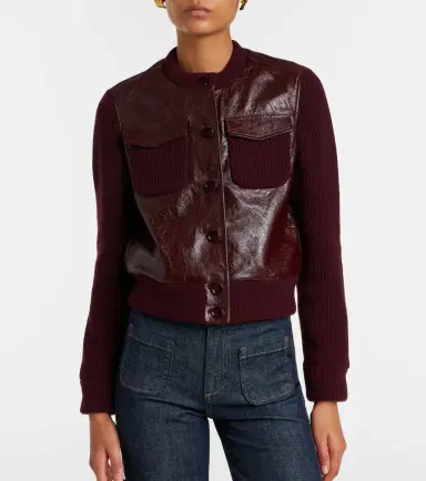 Dorothee Schumacher It's A Match cropped leather jacket | Thumbnail 2 Dorothee Schumacher It's A Match cropped leather jacket | Thumbnail 2