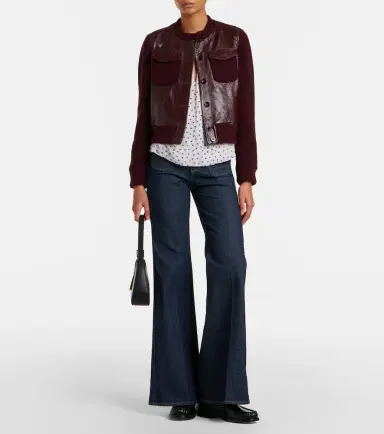Dorothee Schumacher It's A Match cropped leather jacket | Thumbnail 5 Dorothee Schumacher It's A Match cropped leather jacket | Thumbnail 5