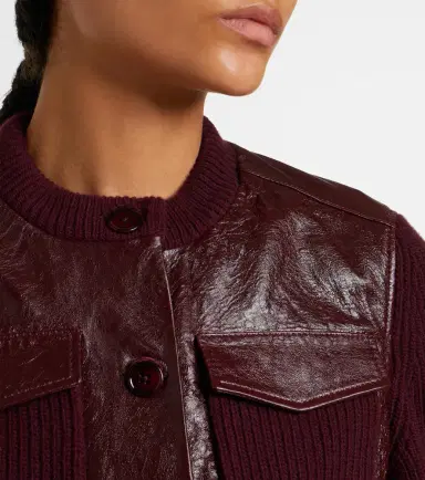 Dorothee Schumacher It's A Match cropped leather jacket | Thumbnail 6 Dorothee Schumacher It's A Match cropped leather jacket | Thumbnail 6