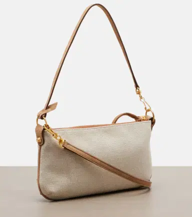 Balenciaga Le City Mini canvas and suede shoulder bag | Thumbnail 3 Balenciaga Le City Mini canvas and suede shoulder bag | Thumbnail 3