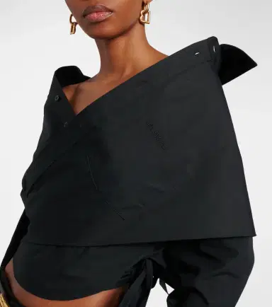 Balenciaga Off-shoulder cotton top | Thumbnail 2 Balenciaga Off-shoulder cotton top | Thumbnail 2