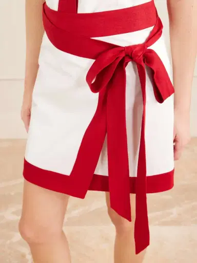 LIBEROWE Woven Mini Wrap Skirt | Thumbnail 5 LIBEROWE Woven Mini Wrap Skirt | Thumbnail 5