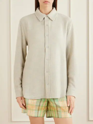 God’s True Cashmere Checked Cashmere Shirt | Thumbnail 3 God’s True Cashmere Checked Cashmere Shirt | Thumbnail 3