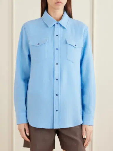 God’s True Cashmere Lagoon Cashmere Shirt | Thumbnail 3 God’s True Cashmere Lagoon Cashmere Shirt | Thumbnail 3