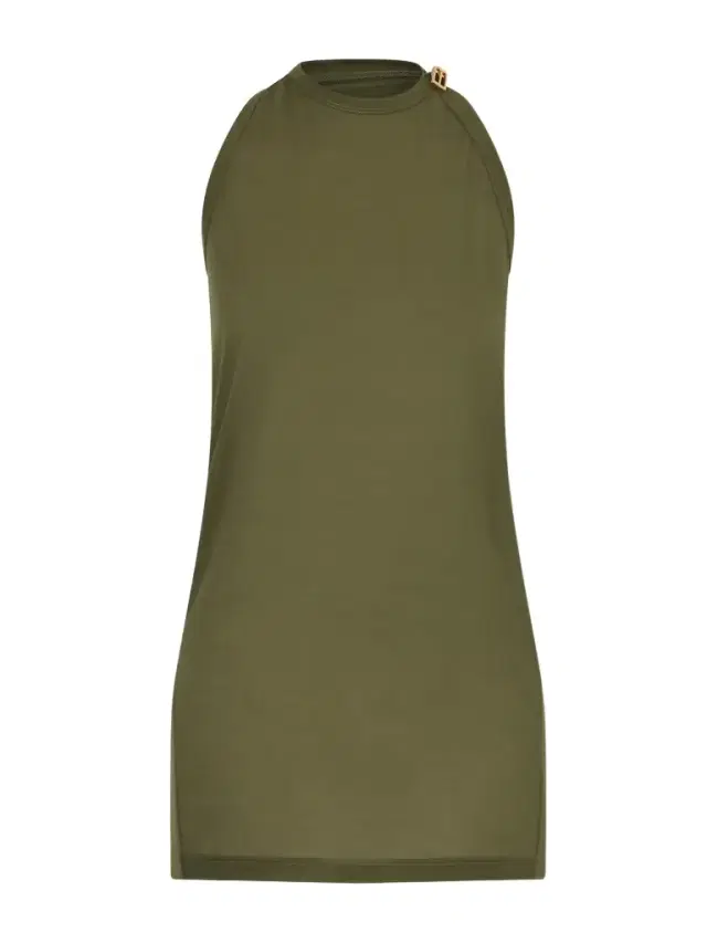 Cotton-blend Jersey Halterneck Top Cotton-blend Jersey Halterneck Top