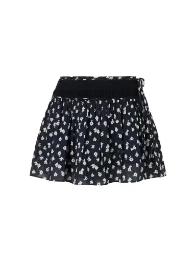 Posse Danielle Floral-print Lace-trimmed Cotton-voile Mini Skirt | Thumbnail 1 Posse Danielle Floral-print Lace-trimmed Cotton-voile Mini Skirt | Thumbnail 1