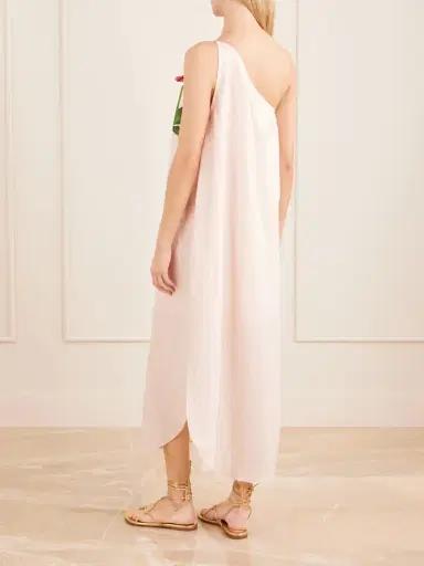 Farm Rio Garden Terrace Floral-print Bead-embellished Linen Maxi Dress | Thumbnail 3 Farm Rio Garden Terrace Floral-print Bead-embellished Linen Maxi Dress | Thumbnail 3