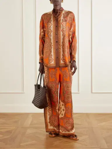 Zimmermann Mahon Dolman Printed Silk-satin Shirt | Thumbnail 2 Zimmermann Mahon Dolman Printed Silk-satin Shirt | Thumbnail 2