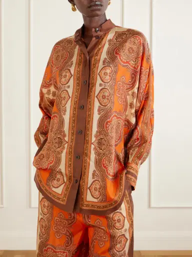 Zimmermann Mahon Dolman Printed Silk-satin Shirt | Thumbnail 3 Zimmermann Mahon Dolman Printed Silk-satin Shirt | Thumbnail 3