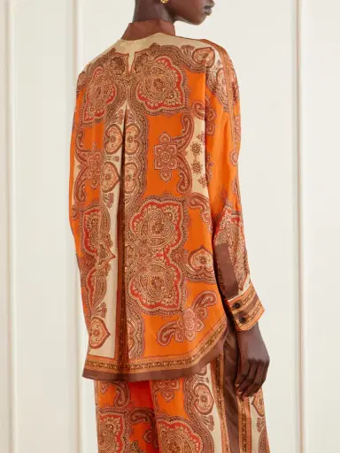 Zimmermann Mahon Dolman Printed Silk-satin Shirt | Thumbnail 4 Zimmermann Mahon Dolman Printed Silk-satin Shirt | Thumbnail 4
