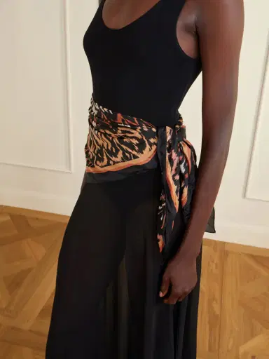 Zimmermann Aster Scarf-detailed Organza Maxi Dress | Thumbnail 4 Zimmermann Aster Scarf-detailed Organza Maxi Dress | Thumbnail 4
