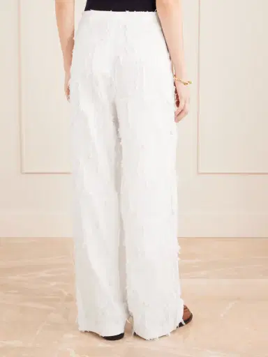 Proenza Schouler White Label Shilo Jacquard-knit Cotton-blend Straight-leg Pants | Thumbnail 3 Proenza Schouler White Label Shilo Jacquard-knit Cotton-blend Straight-leg Pants | Thumbnail 3