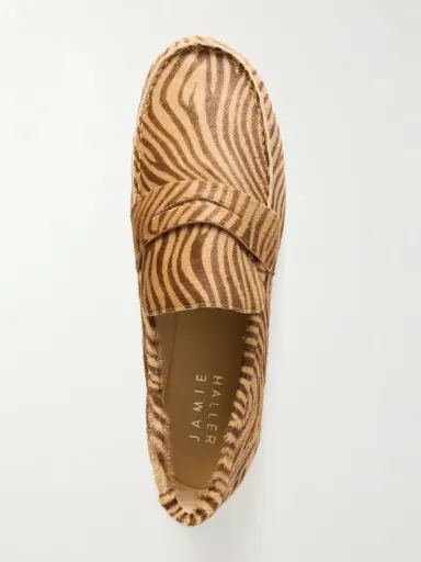 Jamie Haller Zebra-print Calf Hair Penny Loafers | Thumbnail 6 Jamie Haller Zebra-print Calf Hair Penny Loafers | Thumbnail 6